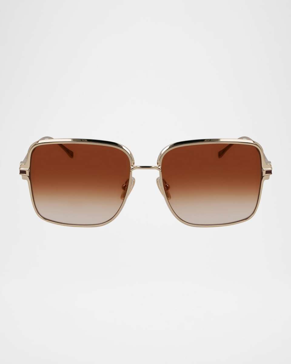 Gancino Square Metal Sunglasses